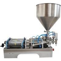 Commercial Double-Head Liquid Paste Filling Machine Cream Cream Shampoo Stainless Steel Quantitative Filling Machine