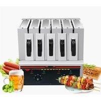 Smokeless Commercial Mutton Skewers Oven Automatic Constant Temperature Electric BBQ Grilled Shrimp Grilled Sausages Maker