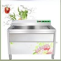New Vortex Type Commercial Fruit And Vegetable Cleaning Machine, Kitchen Electric Parsley Strawberry Ozone Sterilization Machine