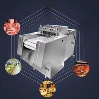 Fully Automatic Fresh Cubic Beef And Chicken Slicing Machine, Fully Automatic Large Bone Chopping