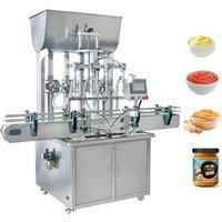 New Type Cosmetics Lotion Heating Mixer Egg Custard High Viscosity Paste Bottle Filling Machine