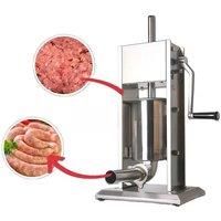 15L Household Stainless Steel Manual Sausage Filler Vertical Electric Pork Beef Ham Machine