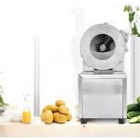 2025 New Electric Household Vegetable Cutter, Stainless Steel Commercial Small Potato And Radish