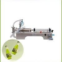 Semi Automatic Piston Horizontal Filling Machine Liquid Water Bottle Perfume Filling