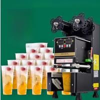 PBOBP Fully Automatic Cup Sealing Machine 500-650 Cups/H Cup Sealer Machine For 90/95mm PP/PE/Paper
