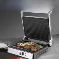 PBOBP Steak Machine Sandwich Panini Electromechanical Frying Pan Breakfast Machine Barbecue Sausage
