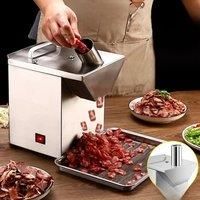 PBOBP Automatic Electric Sausage Slicer Small Machine Commercial Vegetable Cutter Cucumber Ham