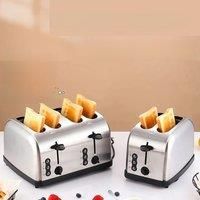PBOBP Multi-function Stainless Steel 4-piece Bread Maker Breakfast Bread Maker Household Automatic
