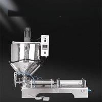 PBOBP Heating Mixing Hopper Sauce Filling Machine Bottling Machine Pneumatic Double Head Honey