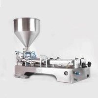 PBOBP Adjustable Pneumatic Paste Liquid Bottle Filling Machine With 30L Hopper For Filling