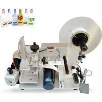 PBOBP Square Bottle Labeling Machine Electric Semi-automatic Glass Plastic Bottle Jar With Pedal Vial Sticker Packing