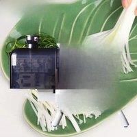 PBOBP Automatic Shredder Machine Leek Cutting Machine Green Onion Vegetable Green Cucumber Shred