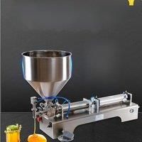 PBOBP Paste Liquid Filling Machine Stainless Steel Adjustable Bottle Filler with Hopper For Water