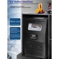 PBOBP Portable Ice Maker 50 lb. Daily, 40 Cubes in Under 12 Minutes - Compact Countertop Design - 3 Size Bullet Shaped Ice