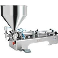 Including Tariffs Pneumatic One-head Paste Sauce Oil Filling Machine with Table (Filling Machine For Hummus, Mayonnaise)