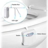 Led Toilet Night Light With Motion Sensor - 8 Colours!