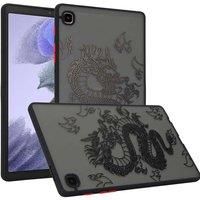 For Samsung Galaxy Tab S9 FE Plus Case 12.4 inch Chinese Loong Dragon Matte Cover for Galaxy Tab S9