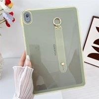 For Huawei MatePad 10.8inch Case TPU Shockproof Back Cover Wrist Strap Protective Shell for Huawei
