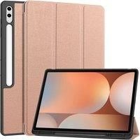For Samsung Galaxy Tab S10 Ultra Case 14.6" Auto-sleep/Wake Up Function Standing Angle Drop-proof Protective Shell With Pen Solt