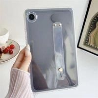 For Samsung Galaxy Tab A7 2020 Case TPU Shockproof Back Cover Wrist Strap Protective Shell for