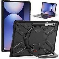 For Samsung Galaxy Tab S10 S9 S8 Ultra Case 14.6inch PC+TPU 360 Rotating Bracket with Four Corner
