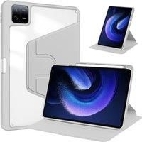 For Xiaomi Pad 7 6 5 Pro 11" Case for Xiaomi Redmi Pad SE11 10.6 inch 360 Rotating Bracket With Pen Slot TPU Back Cover