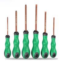 LAOA 6pcs Screwdriver Sets S2 Alloy Steel Phillips head Maintenance Cross Screwdriver Household