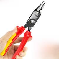 LAOA 8inch Insulated Pliers Electrician Needle Nose Pliers High Voltage Resistance 1000V Wire Cutter