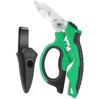 LAOA Electrician Scissors 8Inch Multifunctional Stainless Steel Cable Cutter MultiPurpose Knife