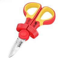 LAOA Stainless Steel Electric Scissors 1000V Insulated Handle High Voltage Insulation Wire Cutters