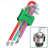 LAOA 9pcs Allen Key Set Wrench Kit For Allen Screw Long Arm Hex Key Set 1.5mm To 10mm Hexagon