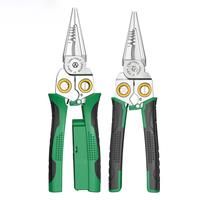 LAOA Stainless Steel Electrician Pliers Wire Stripper Peeling Wire Cutter Cable Cutter Pointed Nose