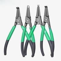 LAOA 1pc Circlip Pliers Shaft Clamping Ring Retaining Pliers 7" CR-NI Specialized tool for mounting