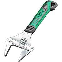 LAOA Large Opening Spanner CR-V Short Handle Wrench 6"/ 8" Adjustable Thin Pointed Tip Wide-angle Household Repair Tool