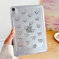 Suitable For iPad Mini 7 2024 Case Acrylic+TPU 8.3inch Back Shell for iPad Mini 6 2021 Drip Glue
