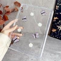 Suitable For iPad Pro 11 2024 Case Acrylic+TPU 11inch Back Shell for iPad Pro 11 Drip Glue Glitter