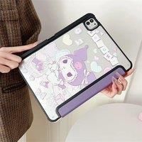 PU Leather Y-Stand Cover for iPad Mini 7 2024 & Mini 6 2021 8.3 Inch Tablet Case with Pen Slot