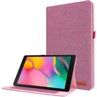 For Samsung Galaxy Tab A7 Lite Case - Fabric Stand Cover Shockproof Protective Tablet Shell