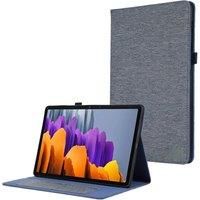 For Samsung Galaxy Tab S9 FE Case Fabric Stand Cover Shockproof Protective Compatible with Tab S9 S8