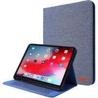 Fabric Stand Cover Case for iPad Pro 11 M4 With Auto-Sleep/Wake Shockproof Protective Tablet Shell