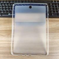 Case for Samsung Galaxy Tab A 9.7 2015 SM-T550 SM-T555 SM-T551 Transparent Soft TPU Tablet Case Shockproof Protective Shell+Gift