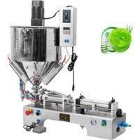 Single Head Liquid Paste Filling Machine With Hopper Heating And Stirring Pneumatic Filling Machine Cream Shampoo Filler