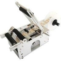 Electric Semi-Auto Label Dispenser Round Bottle Labeling Machine Digital Display Packing Label Applicator Tool