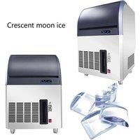 2025 Fully Automatic Ice Maker Electric Bar Coffee Shop Commercial Crescent Ice Making Machine 110V 220V