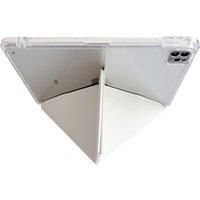 Clear Transparent Case for iPad Mini 7 6 8.3" PC+TPU Shockproof Protective Y-folding Stand Tablet Shell for iPad Mini 4 5 7.9"