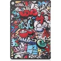 For SH-T04C D-51C Hard Case 10.1inch Tri-fold Stand Cover Auto Sleep Wake Function Protective Shell for Docomo Dtab D-51C Tablet