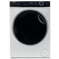 Haier HW100B14979 Freestanding Washing Machine, 10kg Load, 1400rpm Spin, White