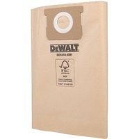 DeWalt DXV23PTA 23L Wet & Dry Vacuum Cleaner with Power Tool Take Off Dust Bags 23-38L (3 Pack)