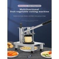 Hand Press Potato Stripping Vegetable And Fruit Dicing Machine Manual Potato Strips Cutting Equipment French Fries Cutters