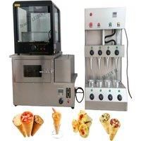 Most Popular Pizza Cone Making Machine Commercial Pizza Oven Machine and Display case Healthy Snack Food Machine